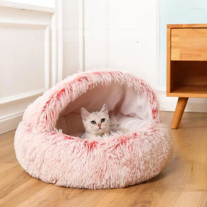 Anti Anxiety Winter Cat Bed