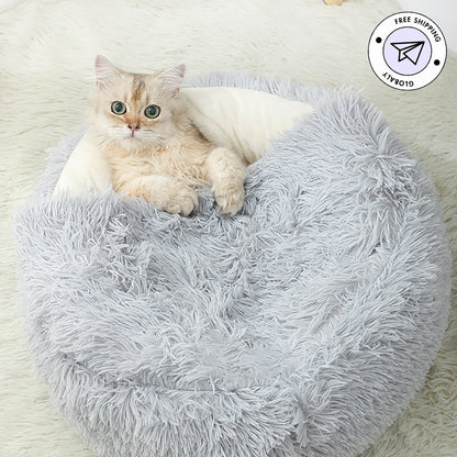 Anti Anxiety Winter Cat Bed